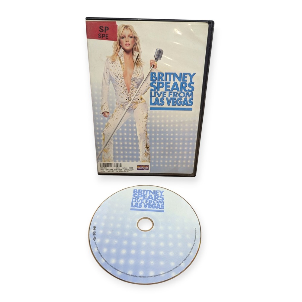 Britney Spears Live From Las Vegas DVD 2001 Concert HBO Jive Records Pop